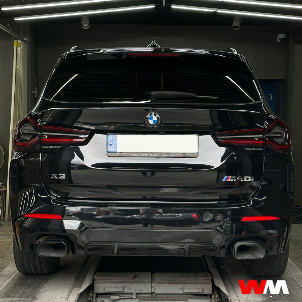부산.울산.경남 / [부산휠수리][부산휠도색] BMW X3 블랙반무광 휠수리 / 부산 해운대 송정동 / 부산