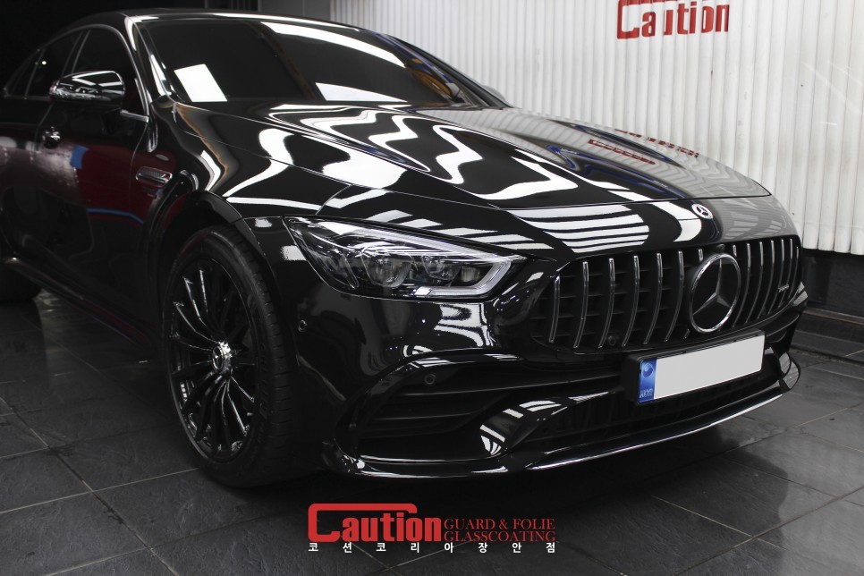 AMG GT43 4도어의 크롬을 가려버린 크롬딜리트