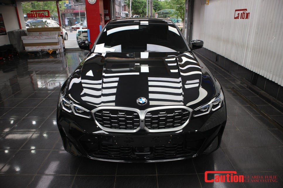 BMW 340i 본넷, 라이트 PPF