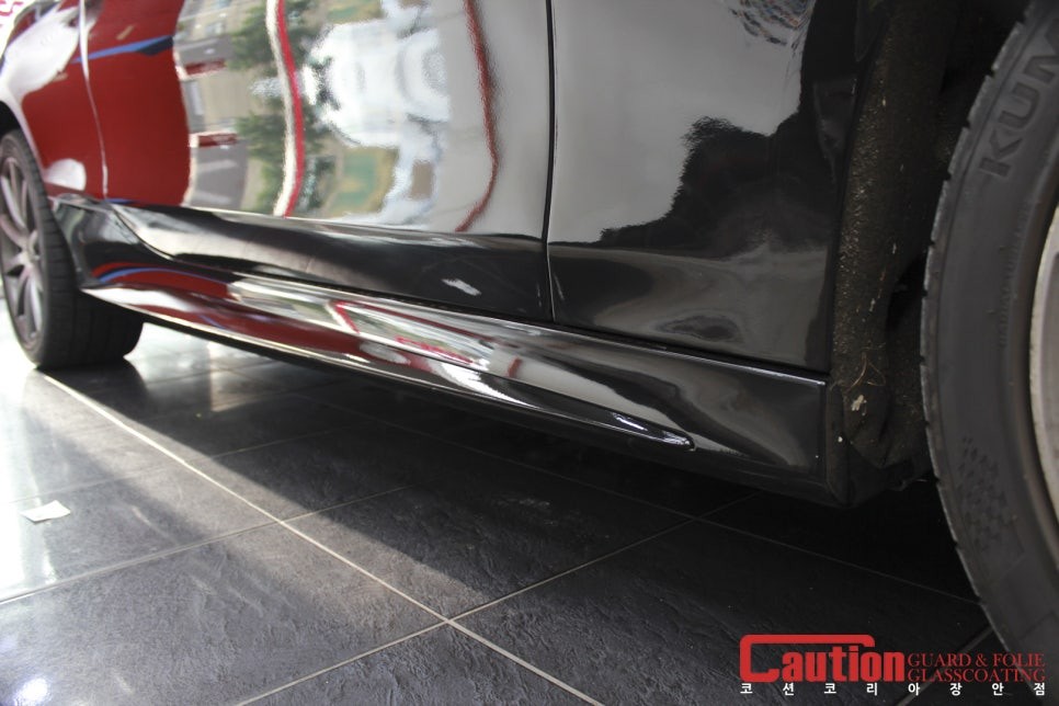 AMG S63 Coupe 유광블랙 크롬죽이기 랩핑 작업