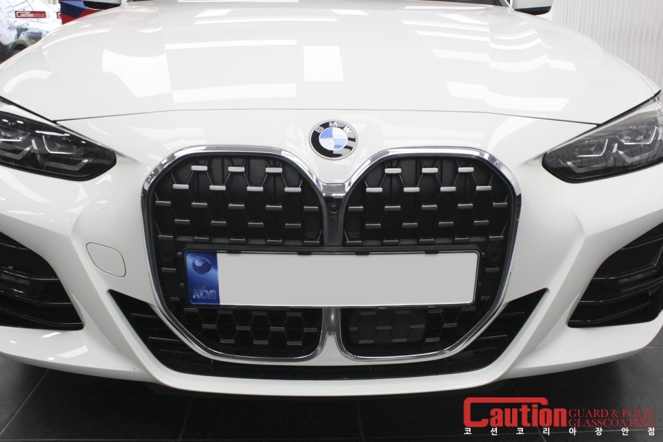 BMW 420i 더 커진 키드니그릴에 사틴블랙 그릴랩핑 시공! / 동대문,광진구,중랑구