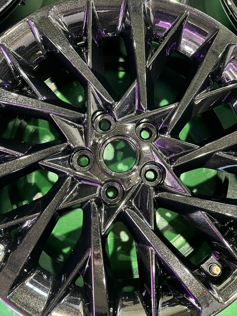 대구 휠복원 대구 휠도색 대구 자동차 휠수리 잘하는 곳 휠플레이 타이어 전문[현대 쏘나타 DN8 순정 18인치 블랙펄유광 휠도색 작업입니다.] / 대구 서구 평리동