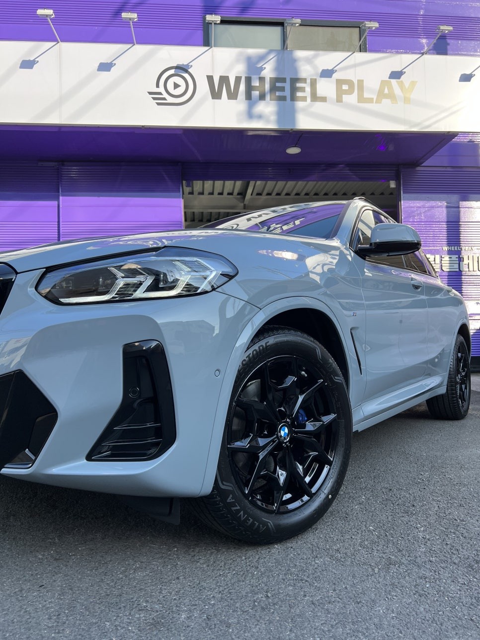 대구 휠복원 대구 휠도색 대구 휠수리 타이어 전문 휠플레이[BMW X4 순정 19인치 블랙유광 휠도색 작업입니다.]