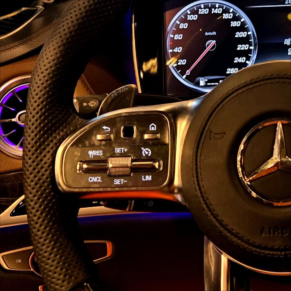 벤츠 S클래스 W222 20년식 AMG 카본 핸들 튜닝 후기 / 경기 안산
