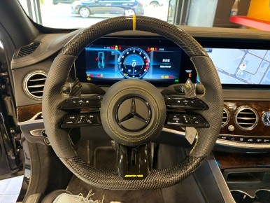 굿커스텀｜벤츠 S560 핸들교체 후기｜순정 vs AMG 카본 핸들 비교 완벽 정리 / 경기 안산