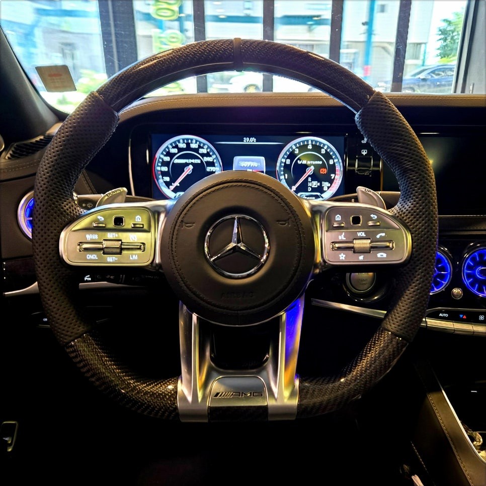 W222 2018년식 S클래스 벤츠 AMG 카본 핸들 교체 작업후기 / 경기 안산