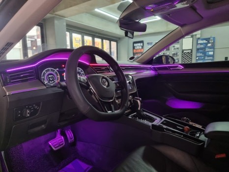 부산 폭스바겐 아테온 엠비언트 라이트 실내조명 업그레이드 코더스 앰비언트 / 부산 연제구