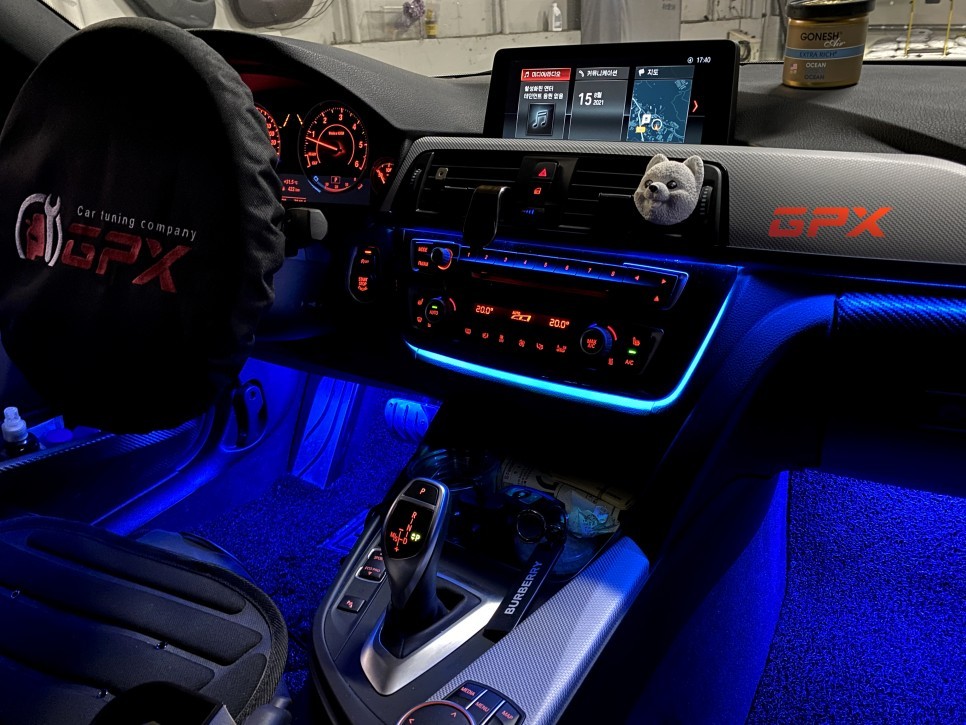 BMW f30 3시리즈 비노출 Fill 필 엠비언트로 실내 튜닝해보기 / 용인 처인구, 모현, 곤지암, 포곡, 양지
