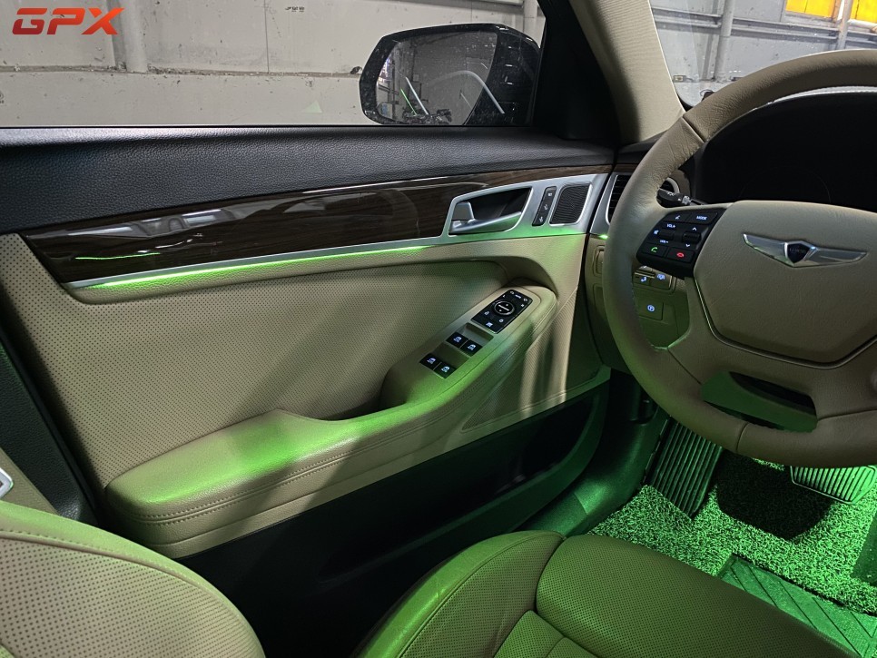 제네시스 DH(G80) - 비노출 아크릴 히든 엠비언트 라이트 / 용인 처인구, 모현, 곤지암, 포곡, 양지