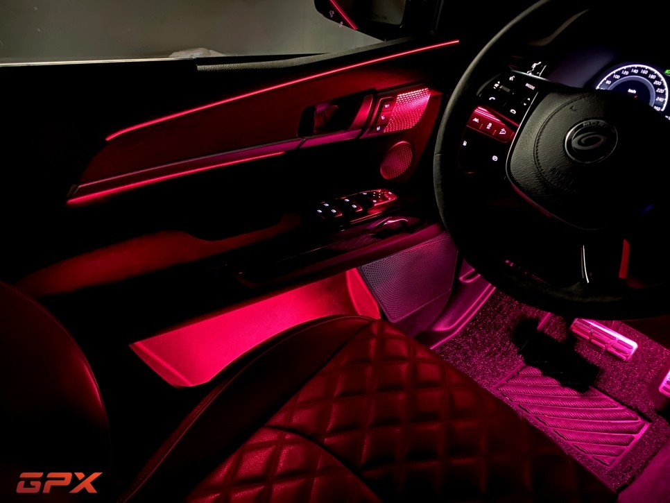 모하비 화려함을 가득 담은 실내 튜닝 글로우 모션 무빙 액티브 엠비언트 라이트. / 용인 처인구, 모현, 곤지암, 포곡, 양지