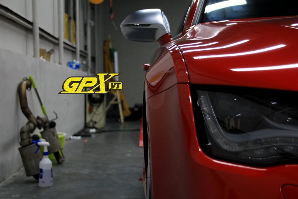 [GPXYT]아우디 RS7 레드로 전체 랩핑 시공!!!3M 드래곤 파이어 레드 필름 사용!!레드로 더 강렬하게~~ / 용인시 처인구 포곡읍