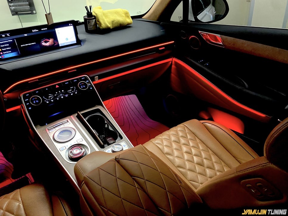 gv80 엠비언트 글로우 모션 에어 무빙, 순정 연동, 멀티 컬러 모든 기능을 담다 / 용인시 처인구 포곡읍