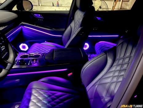 gv80 쿠페 실내를 빛내다! 글로우 에어 모션 무빙 엠비언트 라이트 / 용인시 처인구 포곡읍