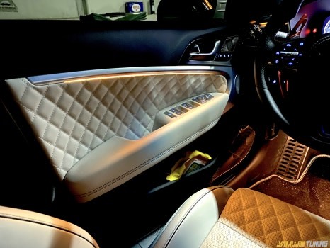 g70 실내가 이렇게 바뀐다! 글로우 rgb 에어 엠비언트 라이트 튜닝 후기 / 용인시 처인구 포곡읍