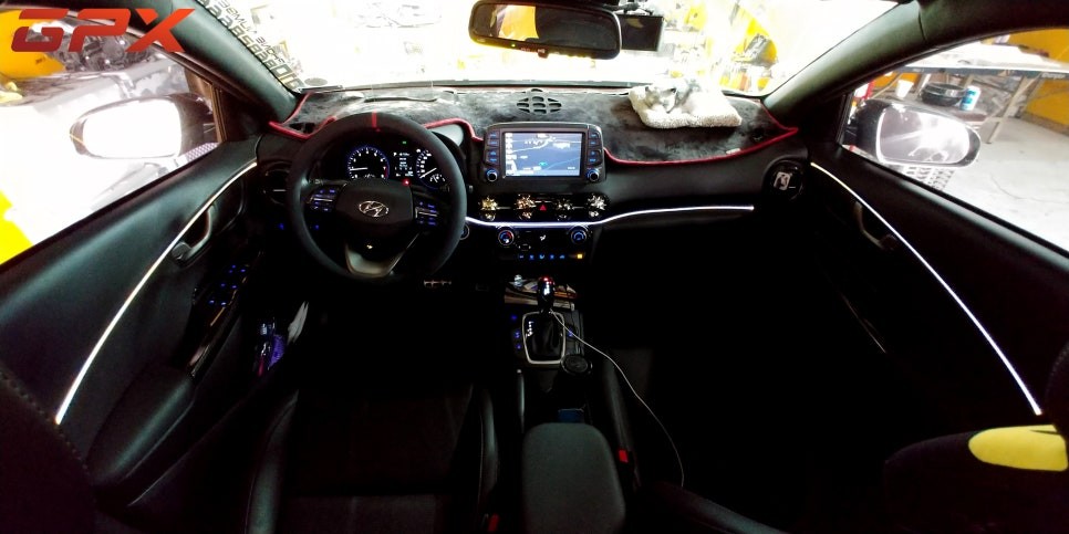 [GPX]현대 코나 엠비언트 무드등 시공 엠비언트라이트 rgb 엠비언트 용인 엠비언트 장착점~ / 용인시 처인구 포곡읍