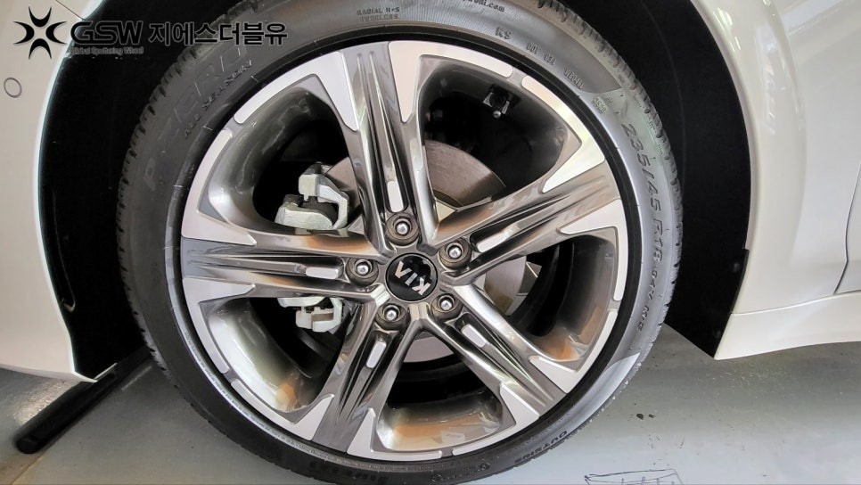 기아 K5 18인치휠 다이아컷팅 안산 휠복원 / 성남시 시흥동