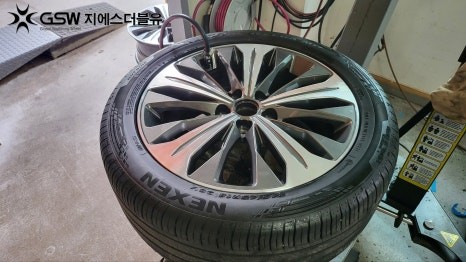 판교 기아 K8 18인치휠 다이아컷팅 휠복원 작업 후기 / 성남시 시흥동