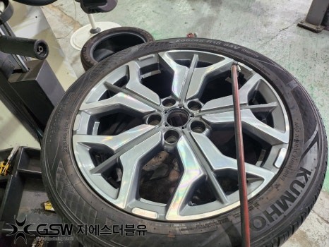 천안 휠복원 기아 셀토스 18인치휠 다이아컷팅 잘하는 업체! GSW! / 성남시 시흥동