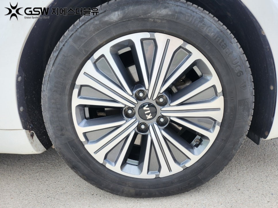 일산 K7 하이브리드 17인치휠 컷팅휠 휠복원 작업 후기 / 성남시 시흥동