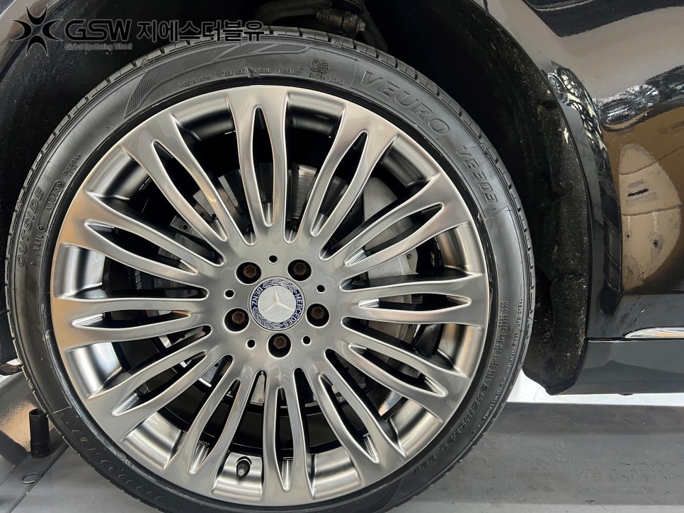 판교 벤츠 휠복원 S500 20인치휠 작업 후기