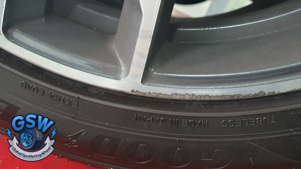 BMW 휠복원 520I 18인치휠 다이아컷팅 작업공정은?