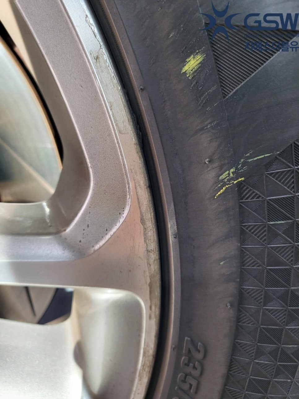 현대 싼타페 18인치 휠복원맛집 다이아컷팅 휠수리 지에스더블유수원점 / 성남시 시흥동