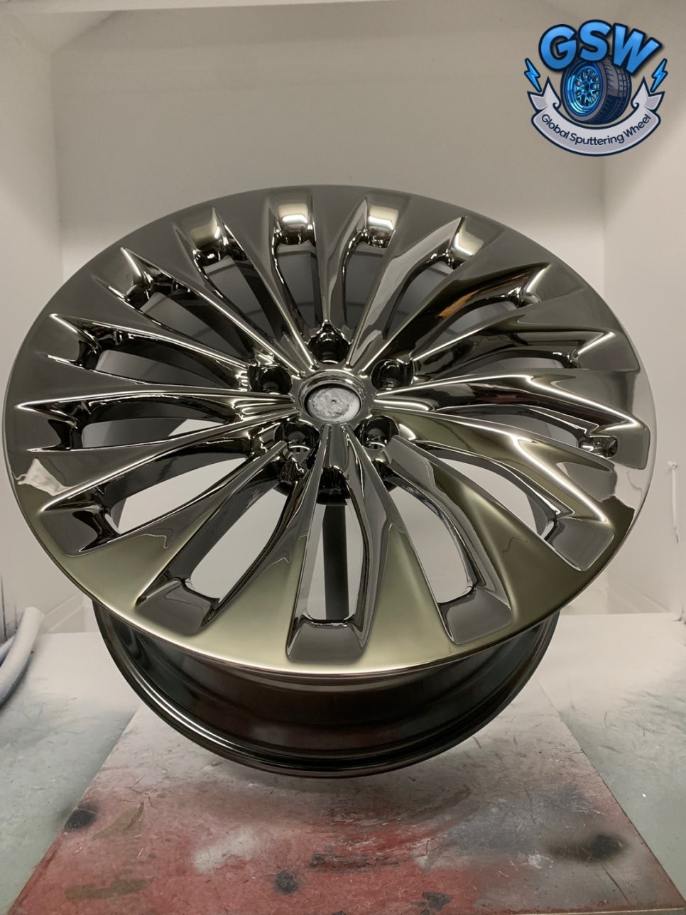 자동차휠 복원 가격 벤츠 CLS400D 19인치 컷팅휠 작업 / 광주 서구 매월동