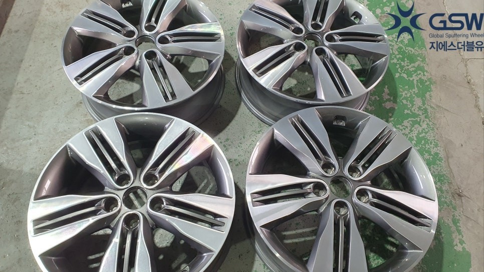 [전주휠복원]현대 투싼 IX 18인치 컷팅휠복원 지에스더블유전주점 / 광주 서구 매월동