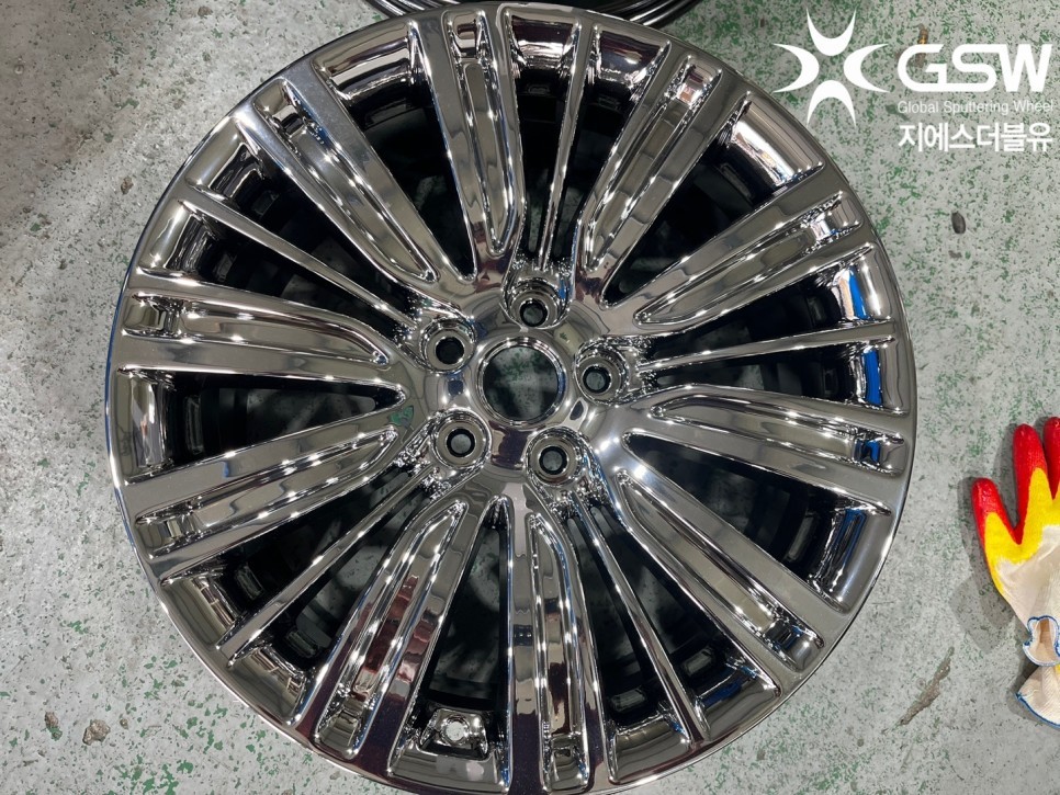 [광양휠복원] 기아 K7 프리미어 19인치휠 벗겨진 도장면 휠도색 작업리뷰 / 광주 서구 매월동