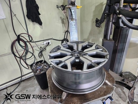 천안휠복원 셀토스 18인치휠 다이아컷팅 작업 후기 / 대전 유성구 복용동