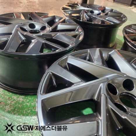 대전 싼타페 TM 20인치휠 반광 스퍼터링 휠도색 작업 후기 / 대전 유성구 복용동