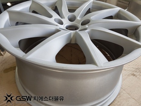 벤츠 휠복원 SLC 18인치휠 다이아컷팅 대전 휠복원