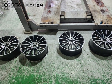 벤츠 휠복원 CLS 450 AMG 20인치휠 다이아컷팅 대전 휠복원 / 대전 유성구 복용동