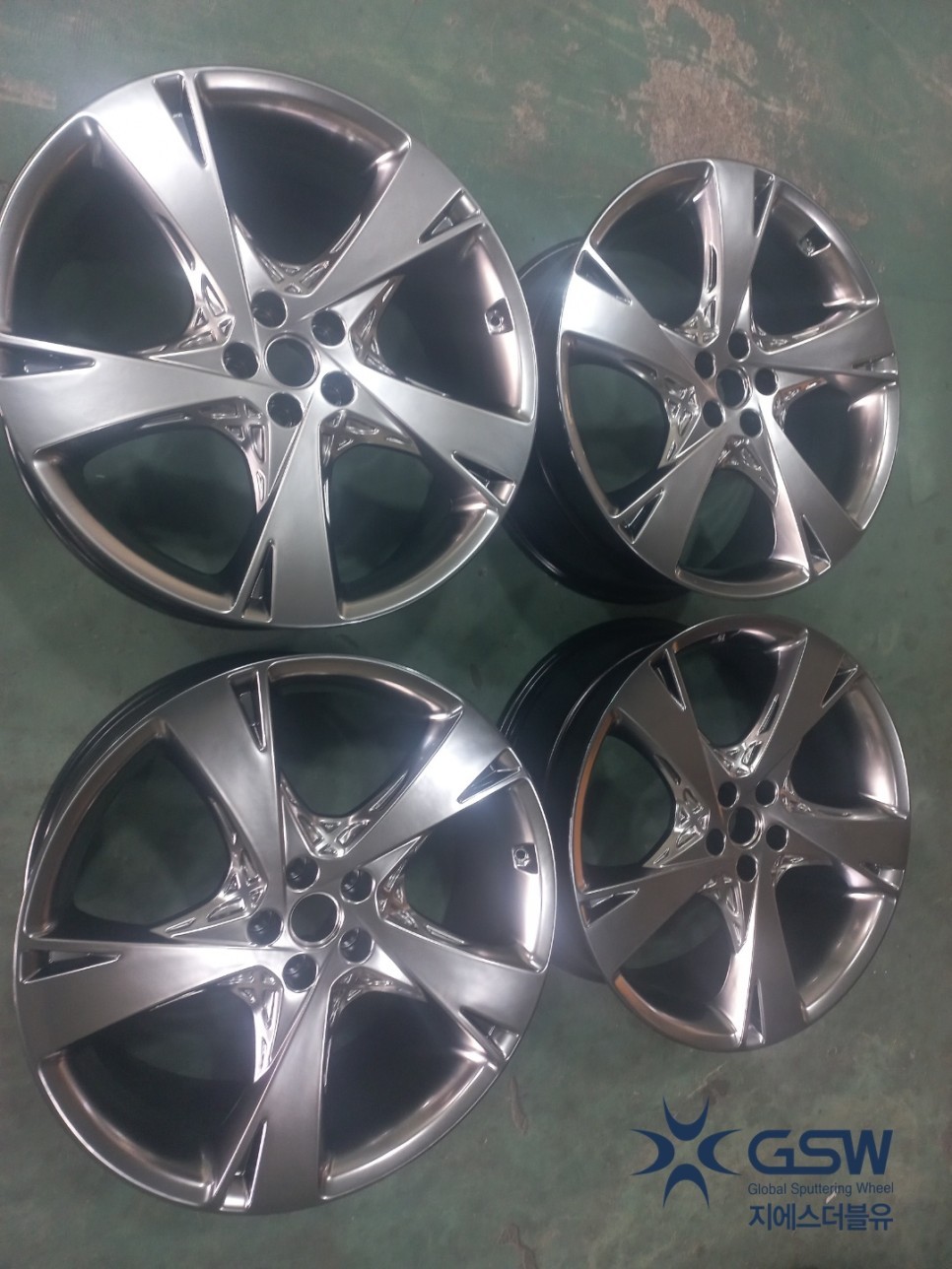 현대 GV80 22인치 순정 휠 상처로 인한 휠복원 후기입니다 / 대전 유성구 복용동