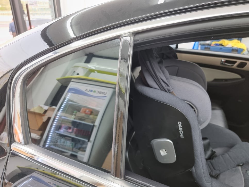 구리 남양주 랩핑 포인트랩핑 제네시스 몰딩 포인트랩핑 시공기 / 무광에서 광도 높은 3M 2080 블랙유광으로 ! / 경기 포천