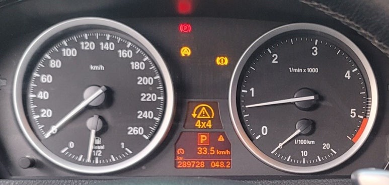 BMW E70 X5 30d 풀코딩, 4x4 경고삭제, 도움시동 비작동중 경고삭제 [대구 코딩집]