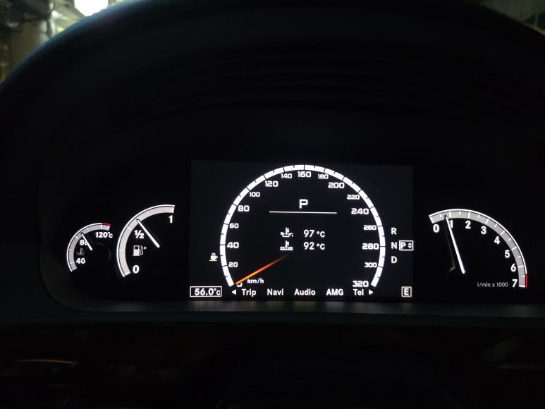 벤츠 W221 S550 AMG계기판, 풀코딩 [대구 코딩집] / 대구 북구