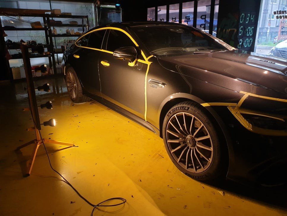 경기남부 / 내차 벌레 자국! 해결 방법 없나? 벤츠 AMG gt43 (광택, PPF) / 군포 부곡동 / 안양.과천.군포.의왕