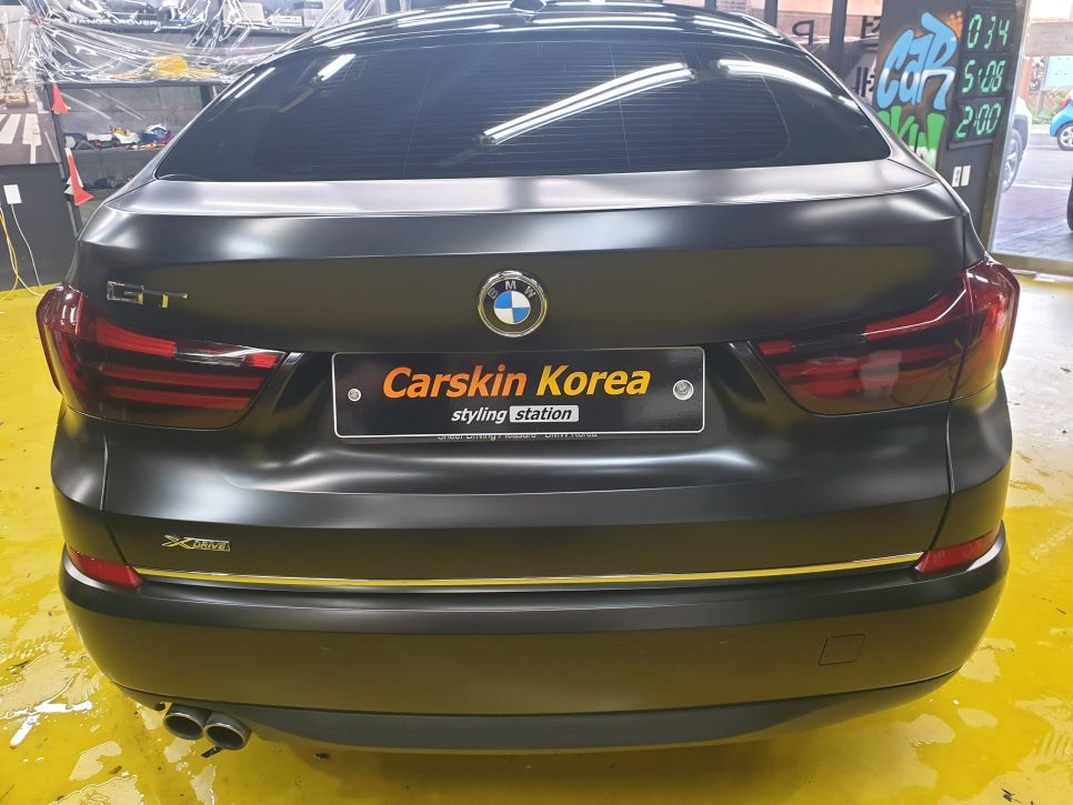 자동차랩핑 하길 잘한 케이스! BMW GT 사틴 블랙 / 군포 부곡동