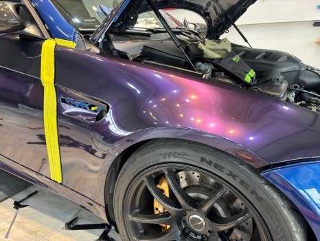 [원주랩핑/원주PPF/덕스게러지] BMW M3 비닐프로그 미드나잇퍼플 전체랩핑