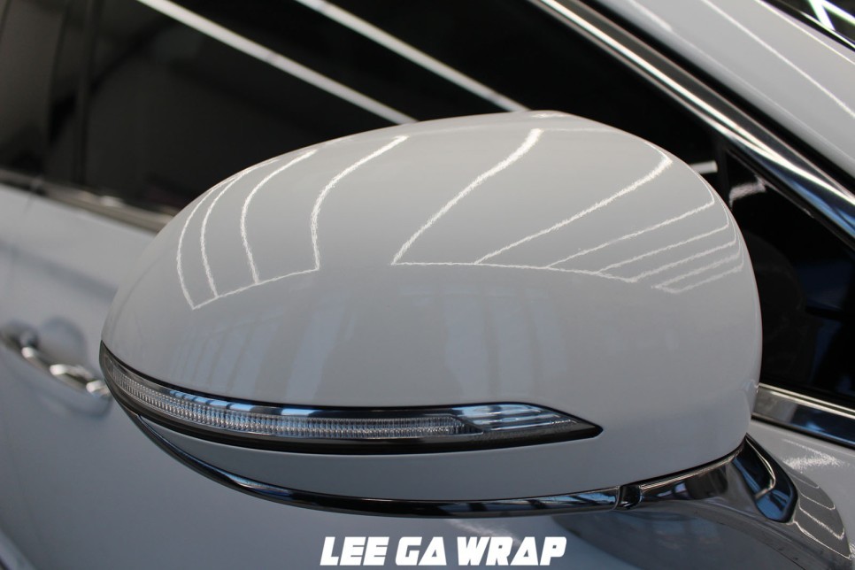 제네시스 EQ900L 리무진 전체랩핑 블랙에서 화이트로 신차느낌 그대로 / 김포, 파주, 인천