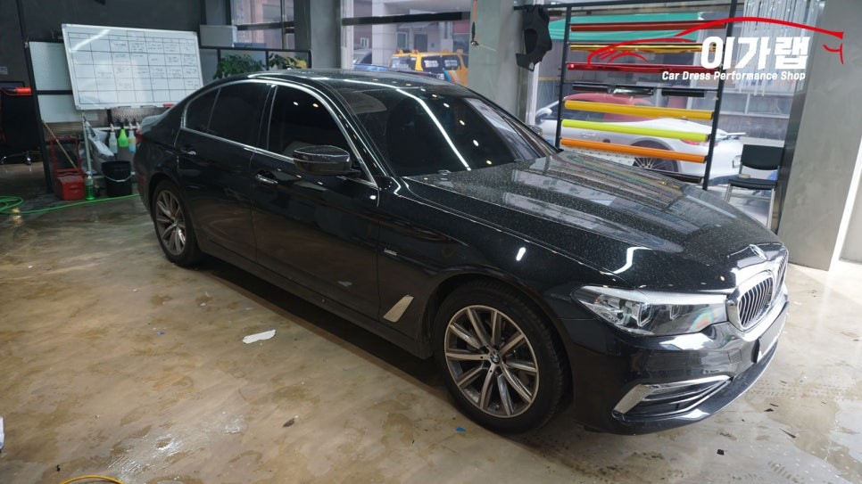 BMW 520i 유리막코팅작업기!! 유리막코팅으로 세차는 편리하게 김포이가랩에서 완벽시공!!!! / 경기 김포 통진