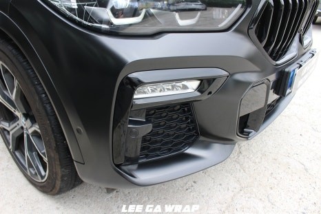 BMW X6 전체랩핑 외부 전체 크롬딜리트! 니파필름으로 깔끔하게 시공완료! / 경기 김포 통진
