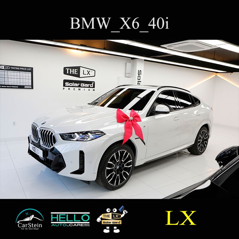 더엘엑스 BMW X6 썬팅 으로 솔라가드 LX 결정!(수원 썬팅)