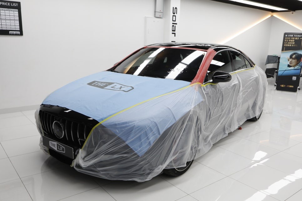 벤츠 썬팅 CLA 45AMG 신차패키지 솔라가드 퀀텀 더엘엑스 부평직영점 후기