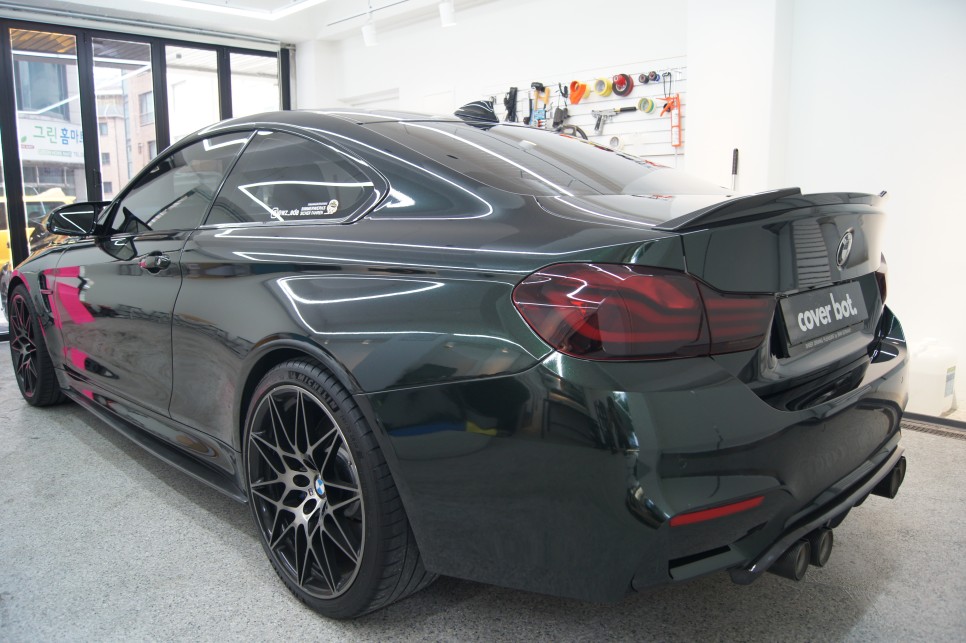 강남 랩핑 BMW M4 고광택. 퀄리티만 보기 / 서울 강서구