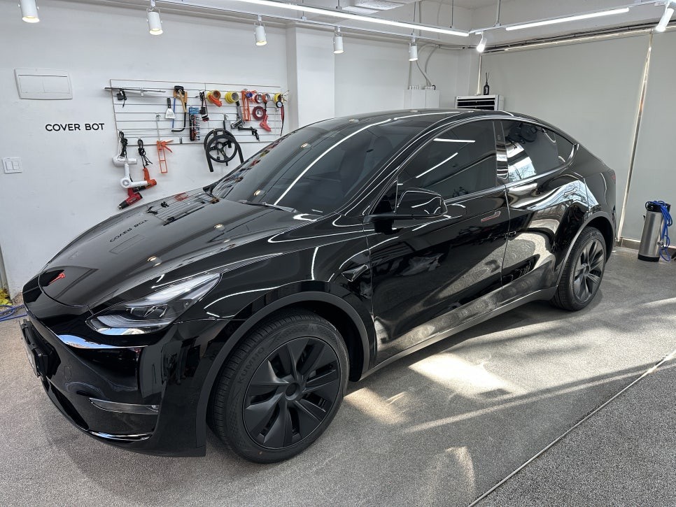 모델Y 블랙 PPF 전체시공 실력체크 확실합니다. 강서구 PPF / 서울 강서구 공항동