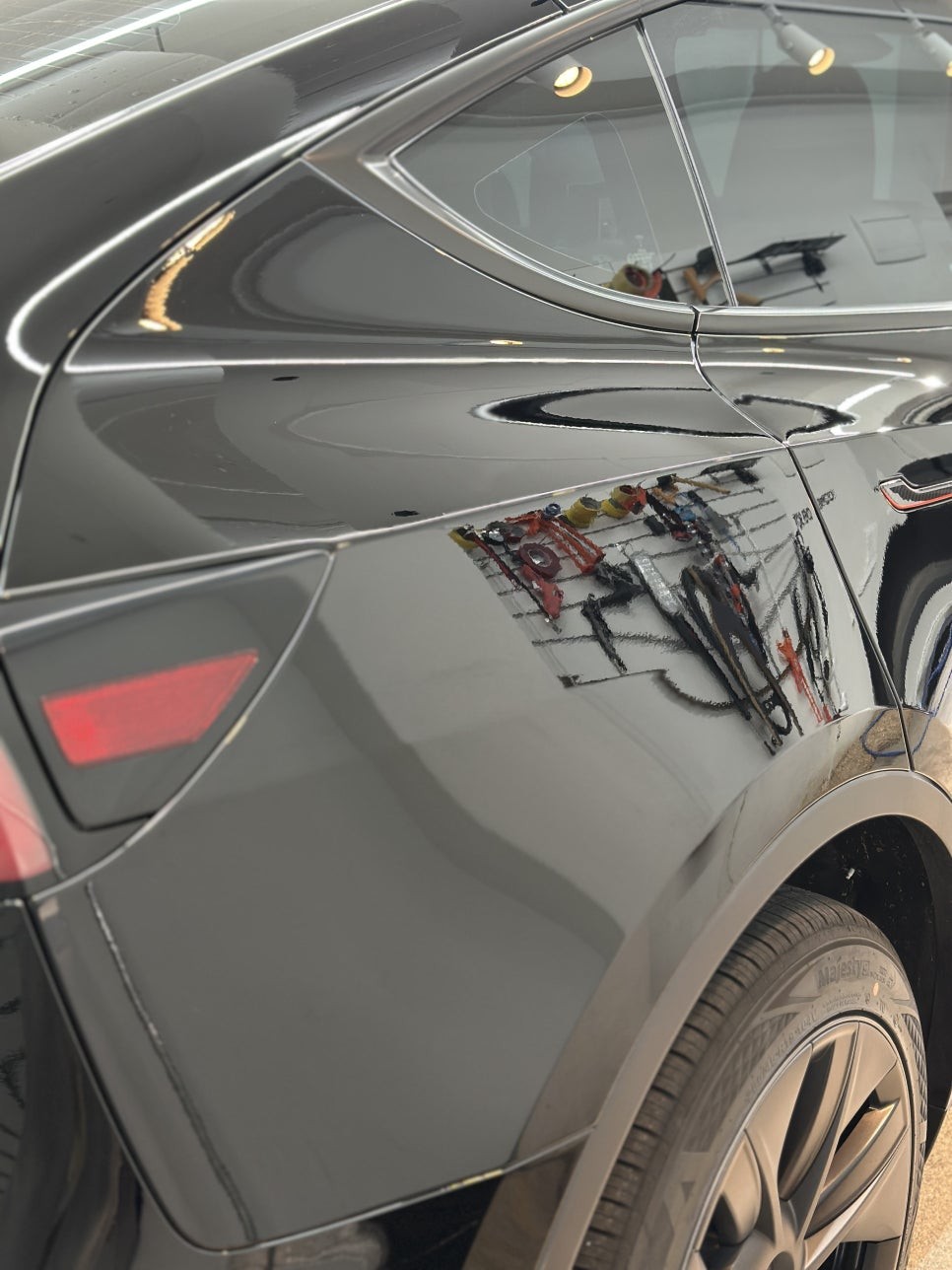 모델Y 블랙 PPF 전체시공 실력체크 확실합니다. 강서구 PPF / 서울 강서구 공항동