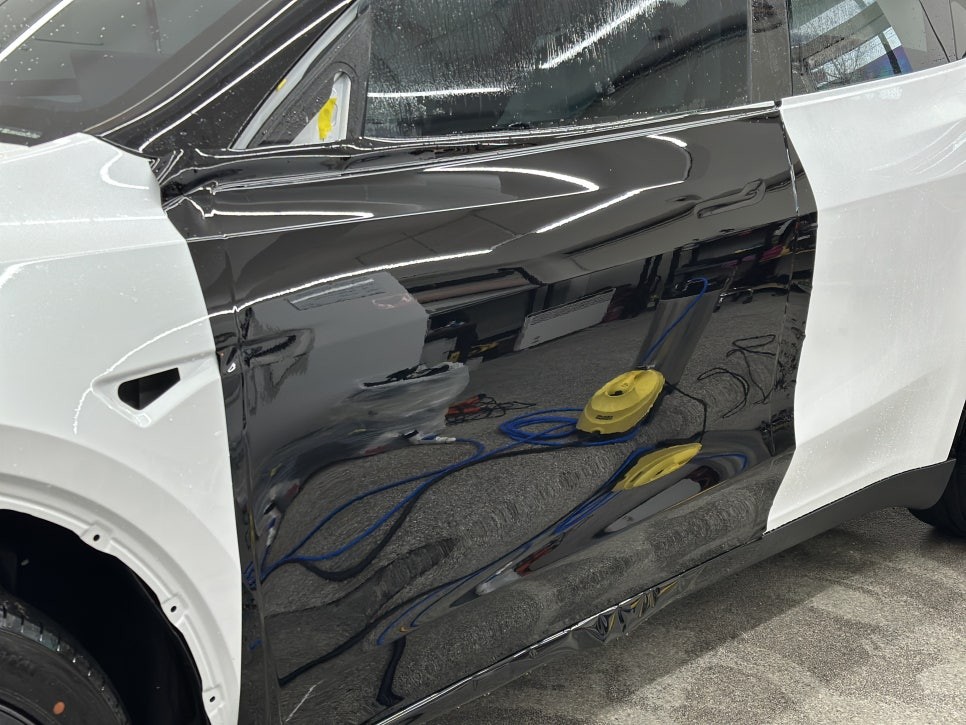 모델Y 블랙 PPF 전체시공 실력체크 확실합니다. 강서구 PPF / 서울 강서구 공항동