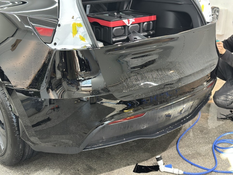 모델Y 블랙 PPF 전체시공 실력체크 확실합니다. 강서구 PPF / 서울 강서구 공항동